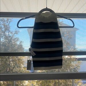 Striped Navy and White Kids Dress